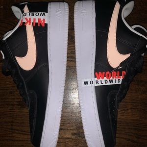 Air Force 1 Low 'Worldwide Pack - Black Crimson